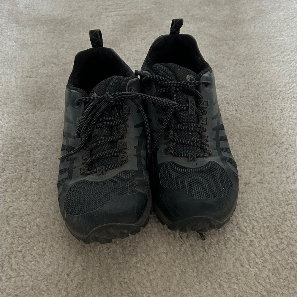 Merrell Black Low-Top Trail Sneakers